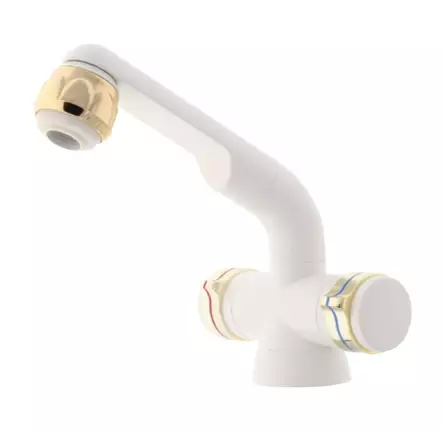 Comet sekoitushana Barwig Compact valkoinen / kulta - Hanat Comet - 25110 - 1